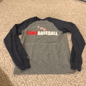 Women’s CDA Lums Baseball sweatshirt with front pocket size small